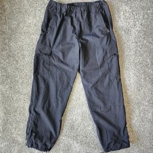 Outer Rim Cargo Pants Mens Large Black Hiking Paratrooper Zippered Pockets EUC